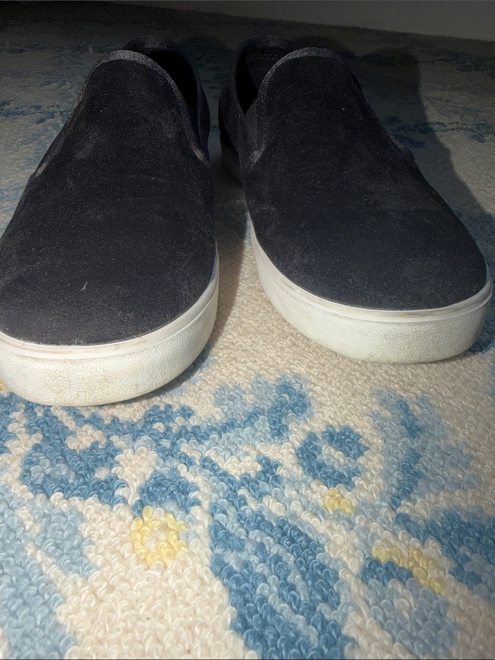 Timberland Men's Black Suede Slip-On Loafers with White Sole - Picture 7 of 8